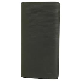 Louis Vuitton-Portefeuille Long Epi Portefeuille Brazza M60622 Noir Louis Vuitton-Noir