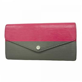 Louis Vuitton-Louis Vuitton Long Wallet Epi Portefeuille Sarah M41958-Pink