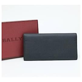 Bally-Bally Leather Wallet-Blue
