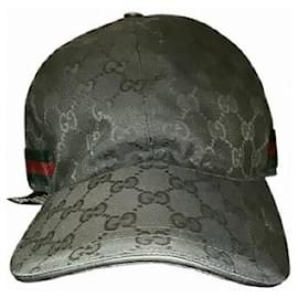 Gucci-Chapéu de lona GG Gucci-Multicor