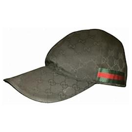 Gucci-Chapéu de lona GG Gucci-Multicor