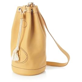 Hermès-Sac à épaule Hermes Clemence-Marron