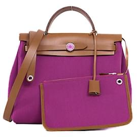 Hermès-Sac à bandoulière Hermes Aile Bag Zip 31 PM-Marron