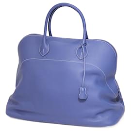 Hermès-Sac à main Hermes Bolide Relax 45 Marine-Bleu