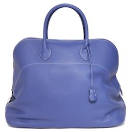 Hermès-Sac à main Hermes Bolide Relax 45 Marine-Bleu