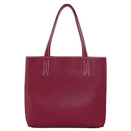 Hermès-Sac tote Hermès Double Sens 36 en Clémence-Rouge