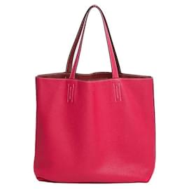 Hermès-Sac à main Hermès Double Sens 45-Marron