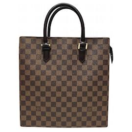 Louis Vuitton-Sac Plat PM Damier de Louis Vuitton-Marron