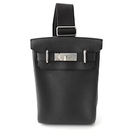 Hermès-Sac à épaule Hermes Kelly Accardo PM-Noir