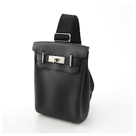 Hermès-Sac à épaule Hermes Kelly Accardo PM-Noir