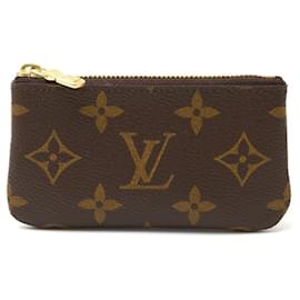 Louis Vuitton-Louis Vuitton Monogram Leather Coin Case-Brown