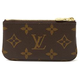 Louis Vuitton-Louis Vuitton Monogram Leather Coin Case-Brown