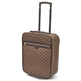 Louis Vuitton-Louis Vuitton Damier Ebene Pegase 45 Travel Bag-Brown