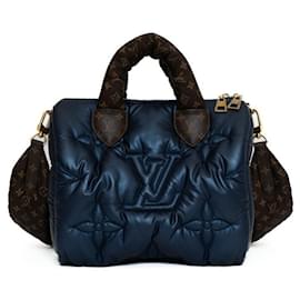Louis Vuitton-Louis Vuitton Monogram Speedy Bandouliere 25 Handbag-Blue