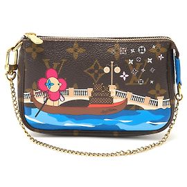 Mini Pochette Vivienne Monogram Louis Vuitton Marrone