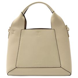 Furla GILDA M Leder Tote Bag Braun Beige