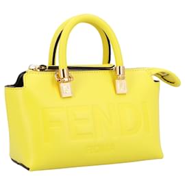 Fendi-Fendi By The Way Mini Yellow-Yellow