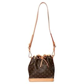 Louis Vuitton-Louis Vuitton Monogram Petit Noe Shoulder Bag-Brown,Beige