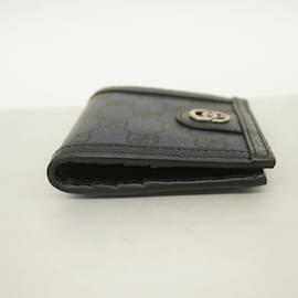 Gucci-Gucci Ophidia Navy Bi-Fold Wallet-Navy blue