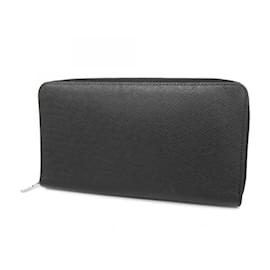 Louis Vuitton-Portefeuille long Louis Vuitton Taiga Zippy Organizer NM M30056 Noir-Noir