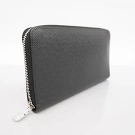 Louis Vuitton-Portefeuille long Louis Vuitton Taiga Zippy Organizer NM M30056 Noir-Noir