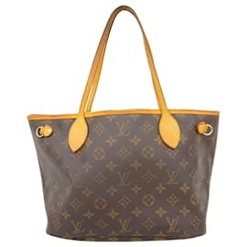 Louis Vuitton-Louis Vuitton Monogram Neverfull PM Tote Bag-Brown