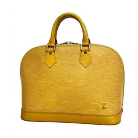 Louis Vuitton-Louis Vuitton Epi Alma Handbag in Jaune-Yellow