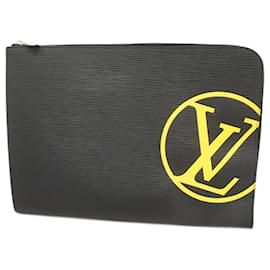 Louis Vuitton-Pochette Jour GM Clutch Bag Epi LV Circle de Louis Vuitton-Noir