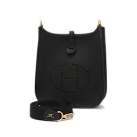 Hermès-Sac à épaule TPM Evelyn d'Hermès-Noir