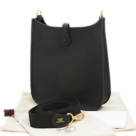 Hermès-Sac à épaule TPM Evelyn d'Hermès-Noir