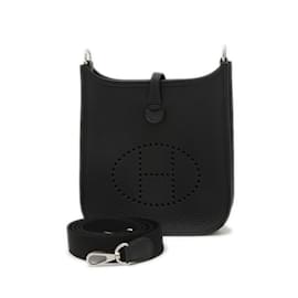 Hermès-Sac à main Hermes Evelyn TPM-Noir