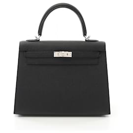 Hermès-Hermès Kelly 25-Noir