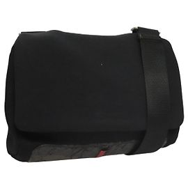 PRADA Borsa a Spalla Sportiva in Nylon Nera Argento Autentica bs24324 Nero Argento