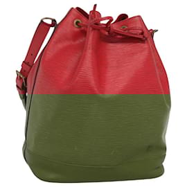 Louis Vuitton-LOUIS VUITTON Epi Noe Shoulder Bag Red M44007 LV Auth 115611-Red