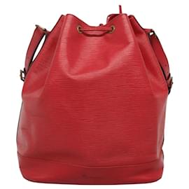 Louis Vuitton-LOUIS VUITTON Epi Noe Shoulder Bag Red M44007 LV Auth 115611-Red