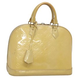 LOUIS VUITTON Monogram Vernis Alma PM Sac à main Broncorail M91445 LV Auth 122513 Autre