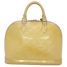 Louis Vuitton-LOUIS VUITTON Monogram Vernis Alma PM Hand Bag Broncorail M91445 LV Auth 122513-Other