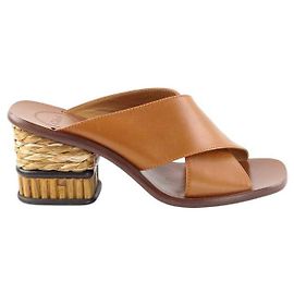Chloé Brown leather sandals Brown