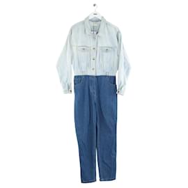 Autre Marque-Cotton jumpsuit-Blue