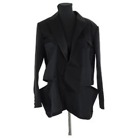 Sacai Silk blazer Black