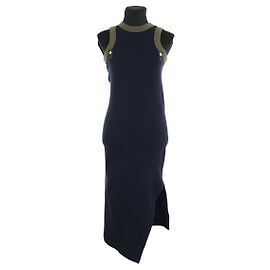 Sacai Abito in cotone blu Blu