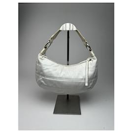 Givenchy-Vintage Givenchy Cotton Leather bag white-White