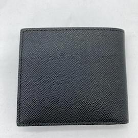 Burberry-Burberry CC Bill Coin Bi-fold Wallet-Black
