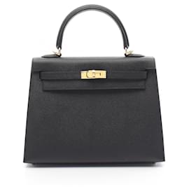 Hermès-Hermès Kelly 25-Noir
