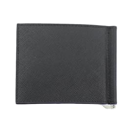 Prada-Prada Saffiano Money Clip-Black