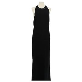 Herve Leger Vestido negro Negro