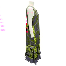 Autre Marque-Trelise Cooper Bright Side Print You Want A Pleat Of Me Mister Bright Side Dress-Multiple colors