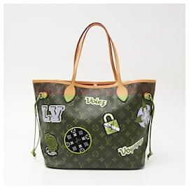 Louis Vuitton-Louis Vuitton Neverfull MM Tote Canvas Leather-Brown