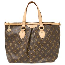 Louis Vuitton Palermo PM Monogram Canvas Tote Brown