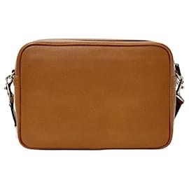 Burberry-Burberry Men's Leather Shoulder Bag-Brown